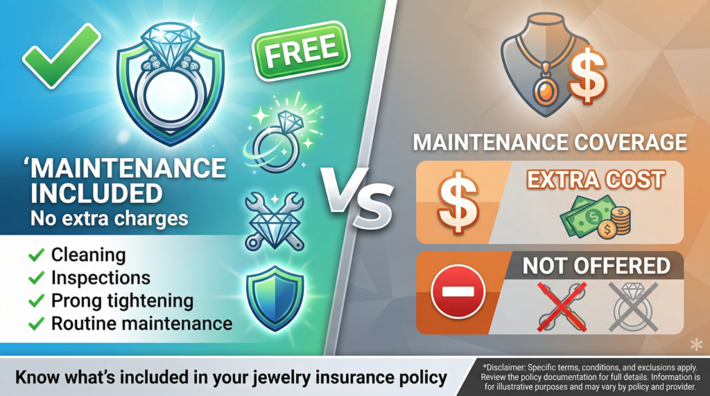 Maintenance Included with certain insurance company Luxury Watches