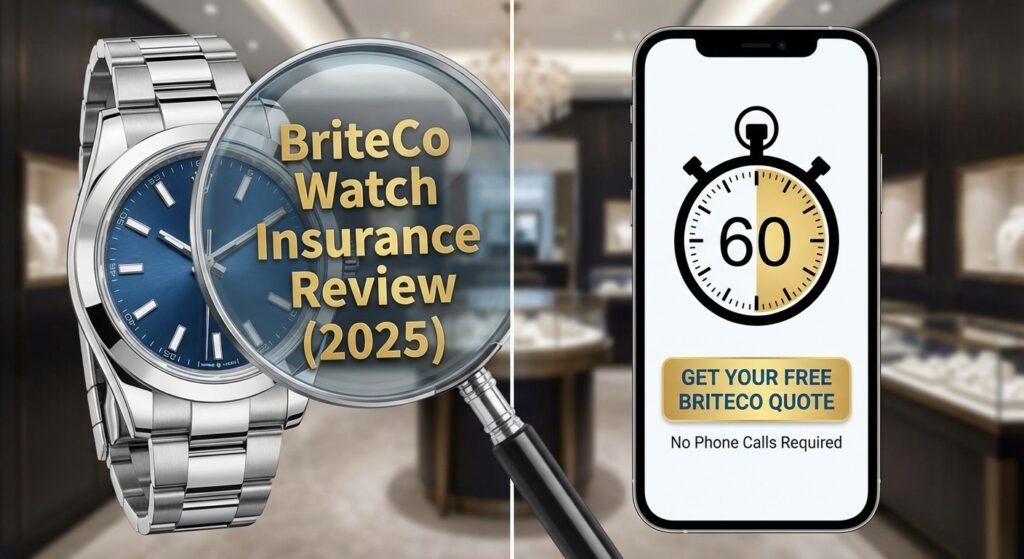 Get your Free Briteco Quote. BriteCo Watch Insurance Review 2025 No Phone call Required
