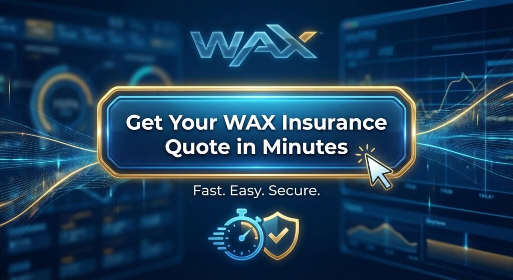 WAX Get your WAX insurance Quote in Minutes