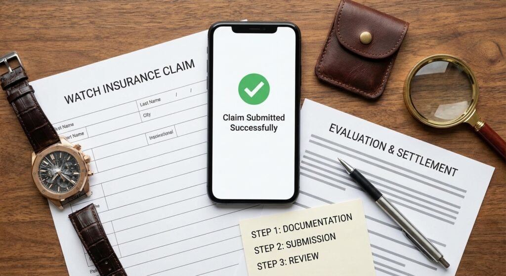 uxury watch insurance claims process explained