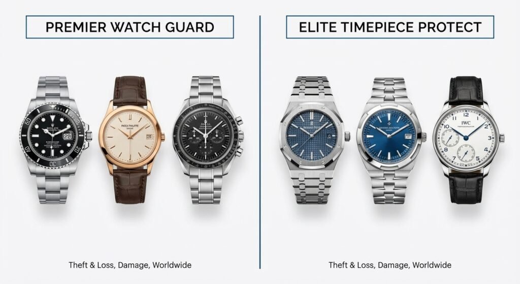  Comparison of top luxury watch insurance providers in 2026