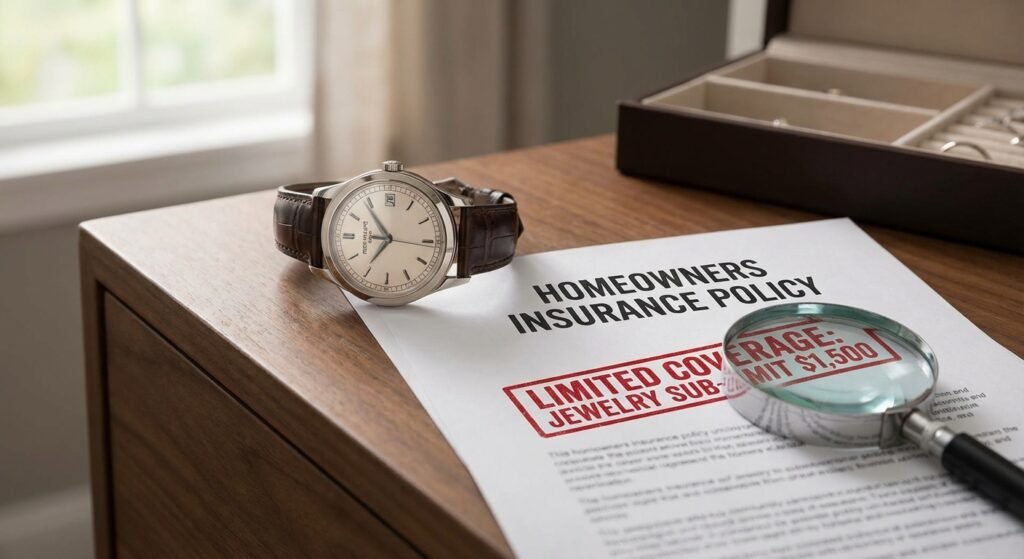  Homeowners insurance coverage limits compared to luxury watch insurance