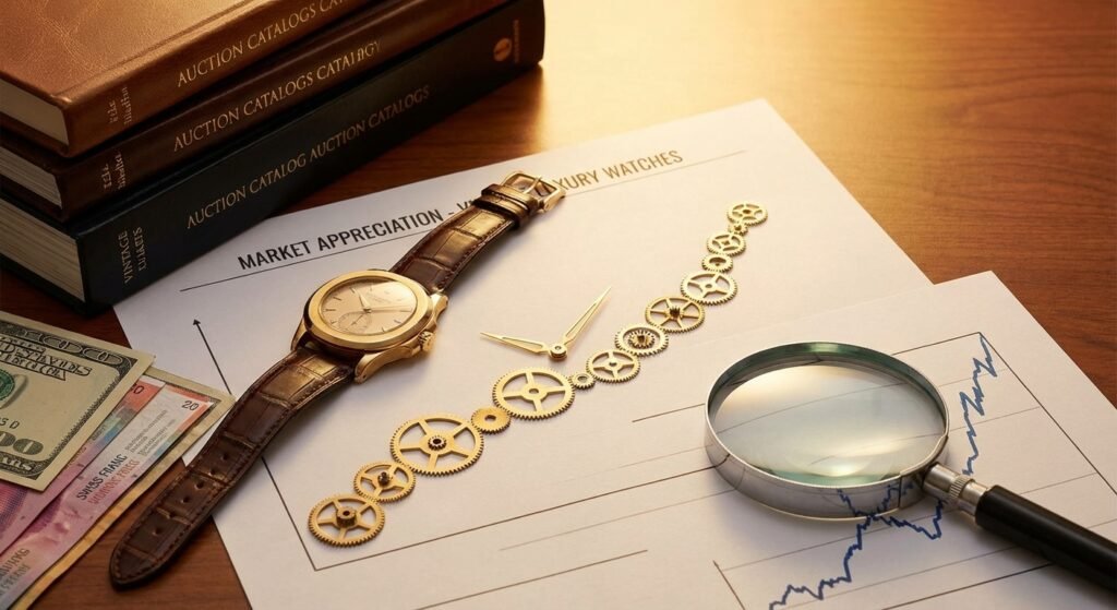 Market appreciation risk for vintage luxury watch insurance