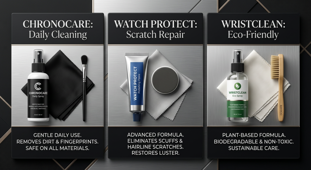  best watch cleaning kits comparison infographic