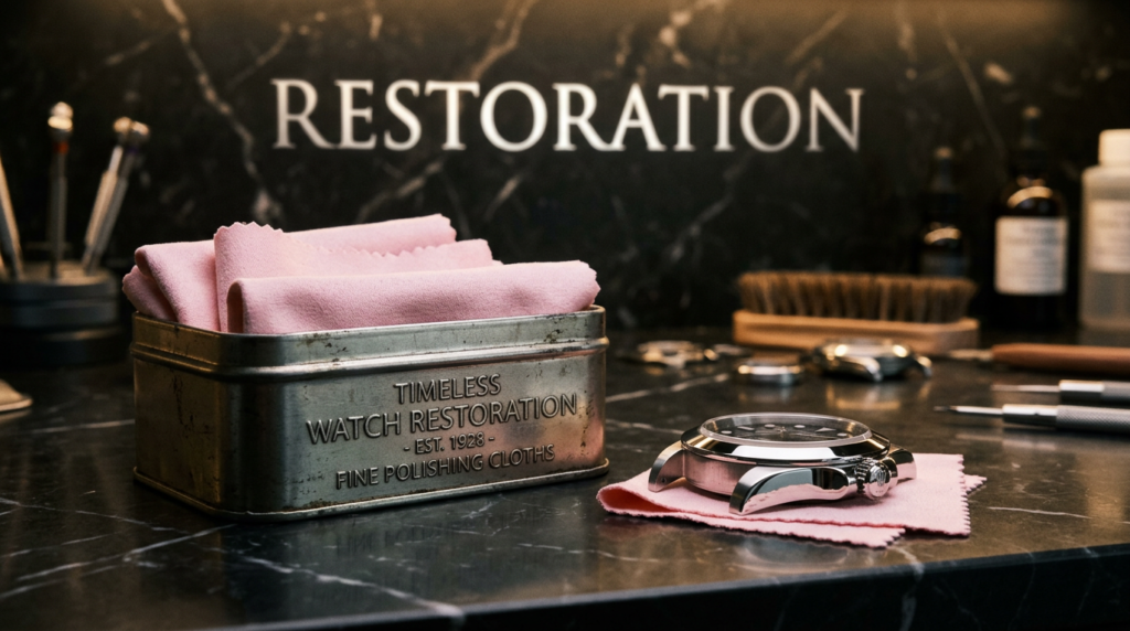  Cape cod polishing cloth watch tin bundle