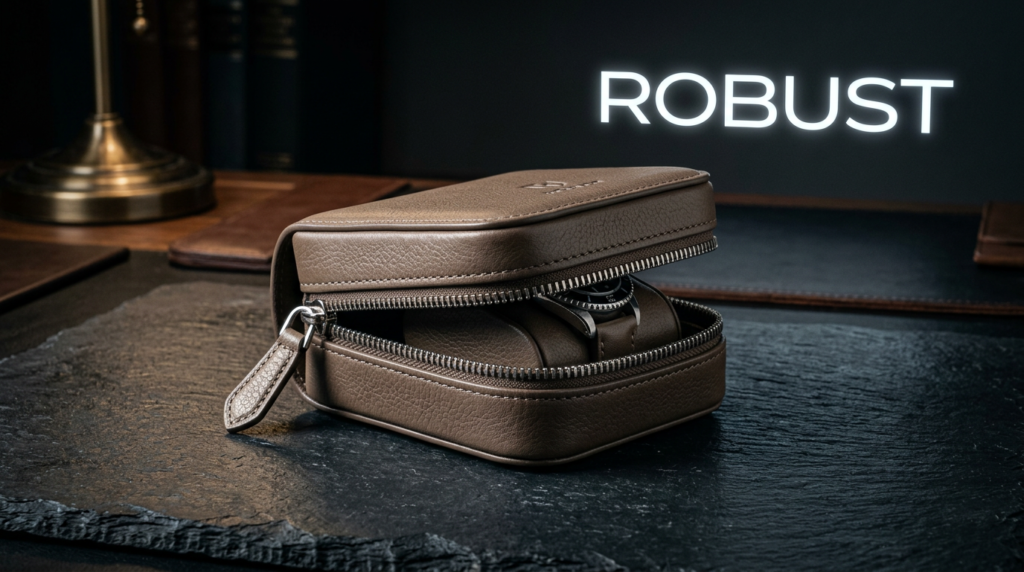 tawbury single watch stand travel case