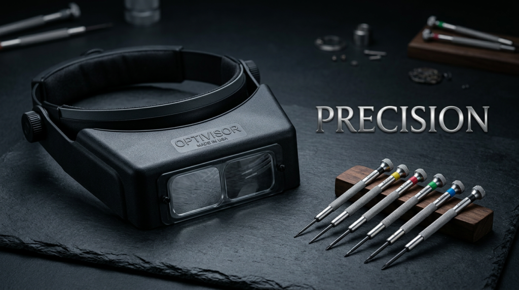 : watch repair head magnifier loupe