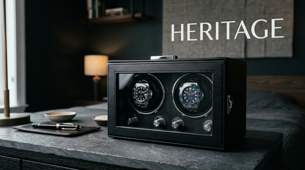  wolf double watch winder heritage