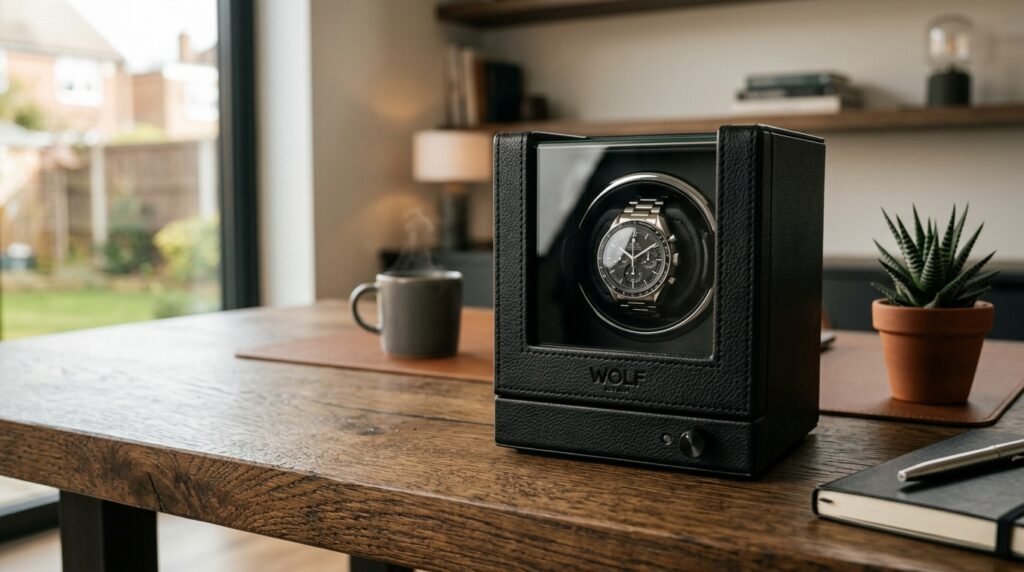  vegan leather watch winder