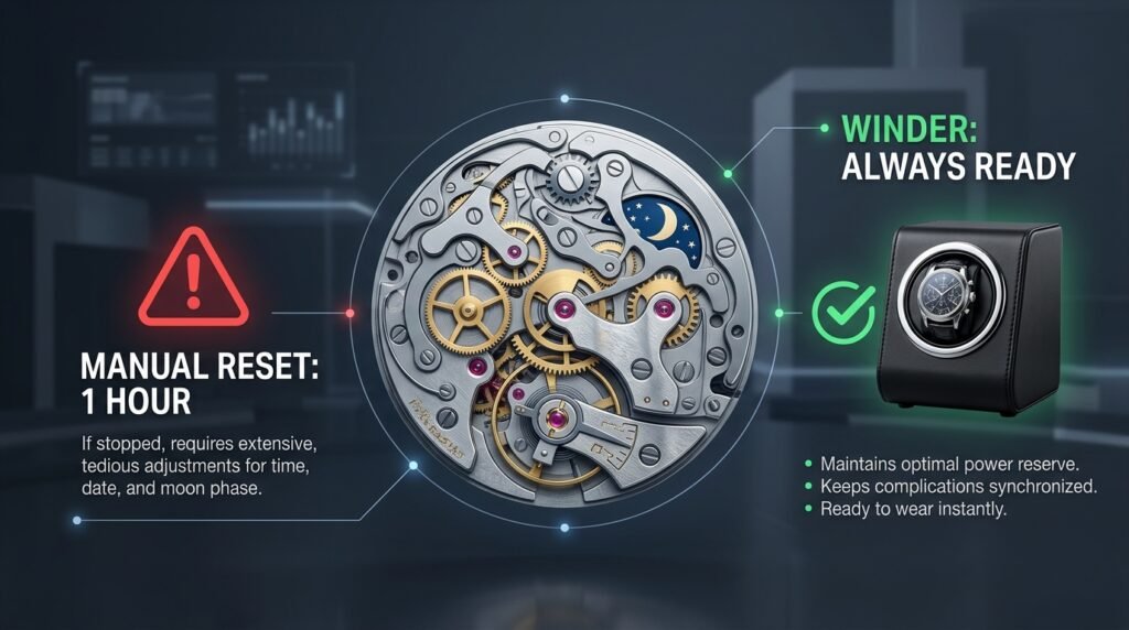 perpetual calendar watch winder