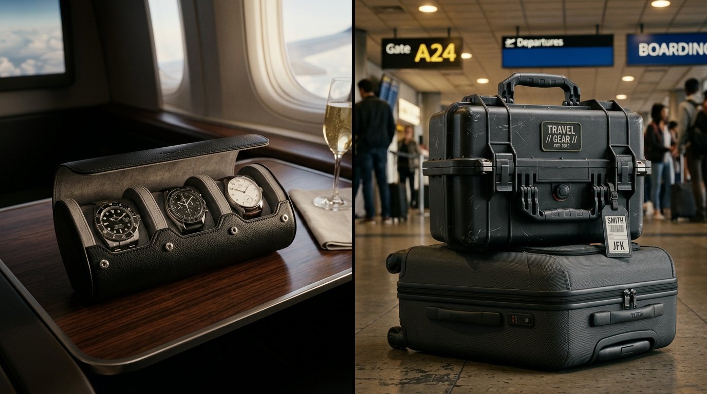 Best Watch Roll for Travel: Leather Watch Roll vs Hard Case