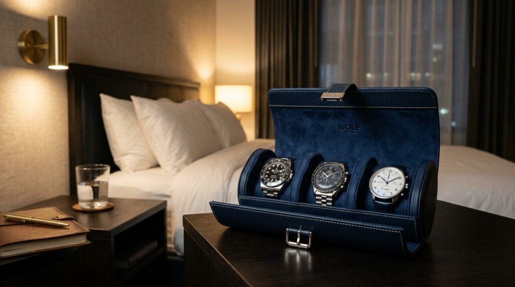  rolex travel case leather