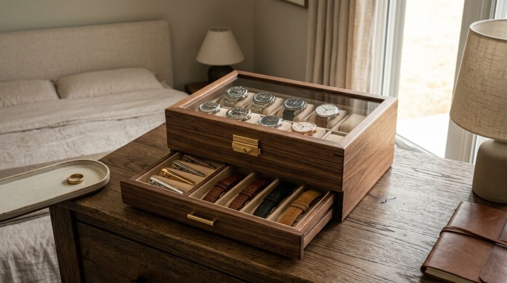  luxury wooden watch box