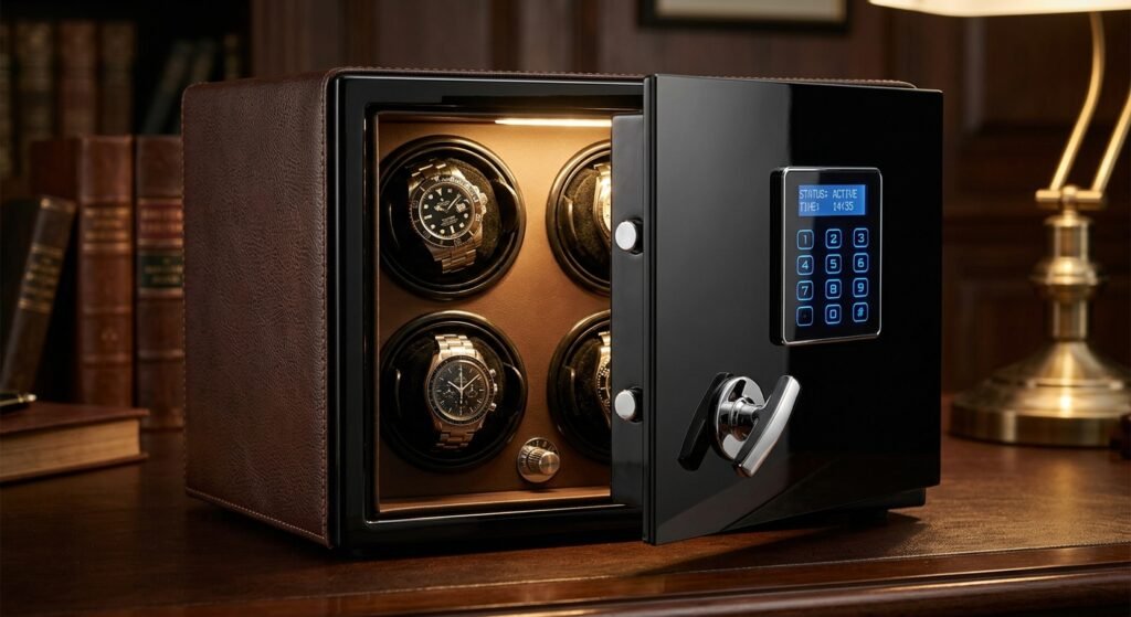  digital lock watch winder safe