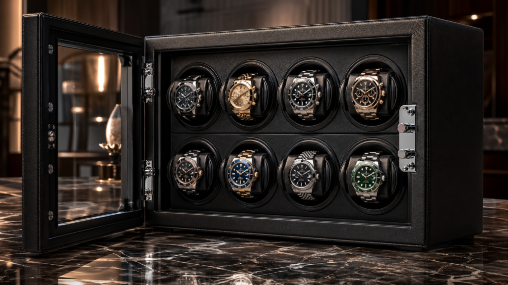 luxury watch winder cabinet
