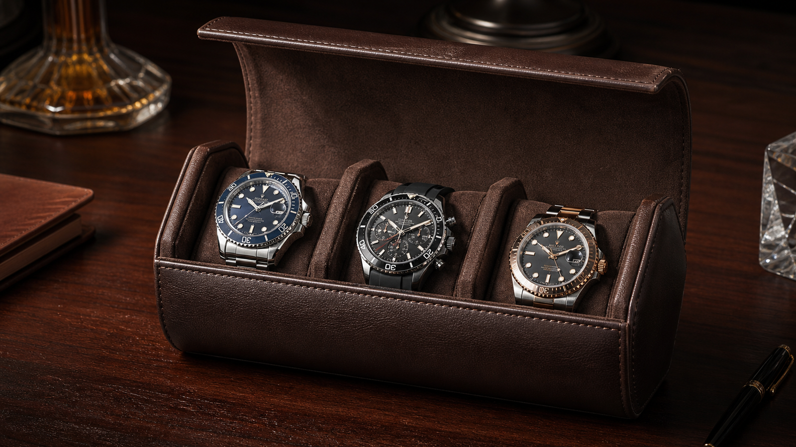 Best Genuine Leather Watch Roll (BezelHold Alternatives)