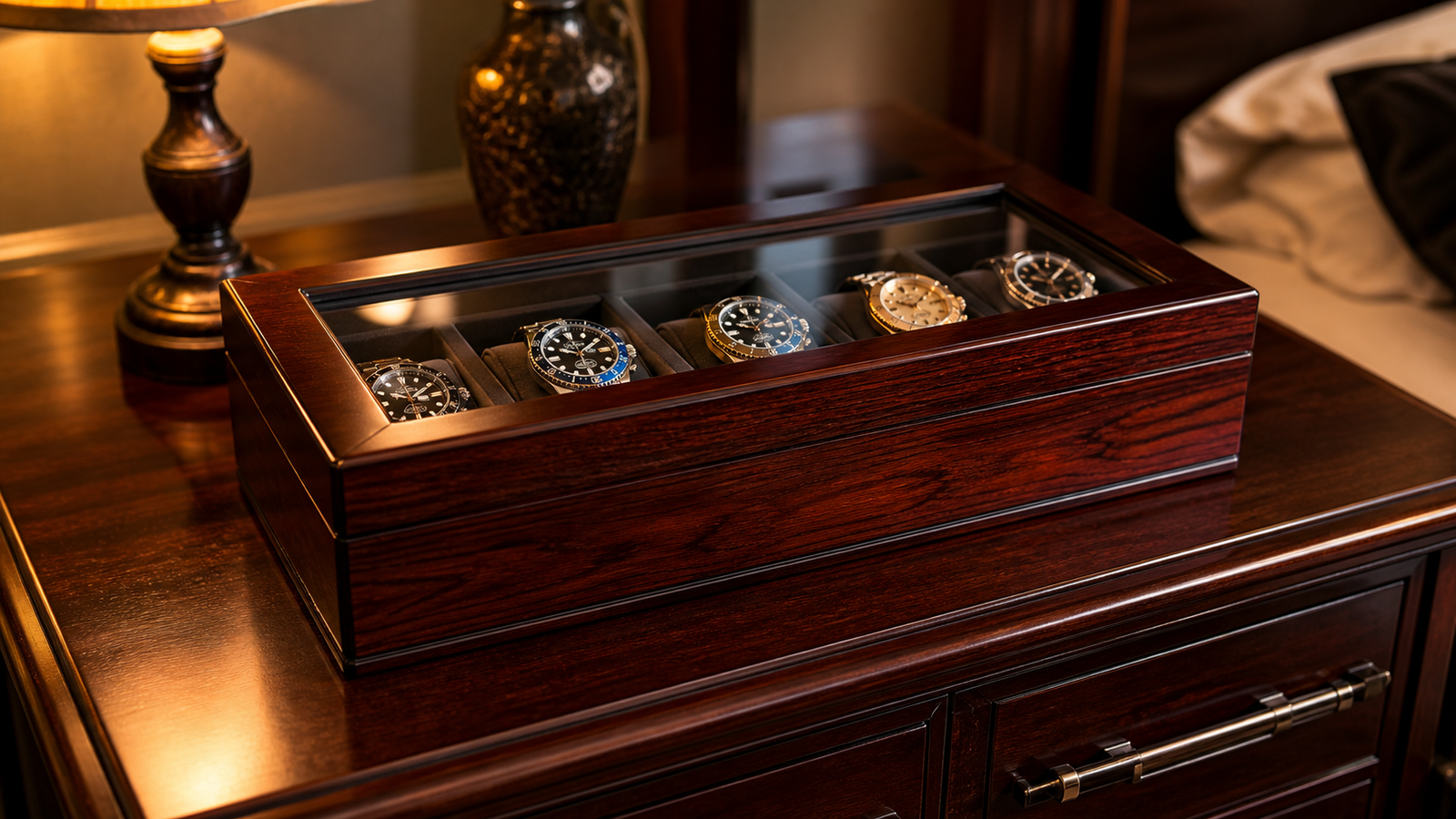 Best Wooden Watch Box for Men: Solid Wood vs MDF