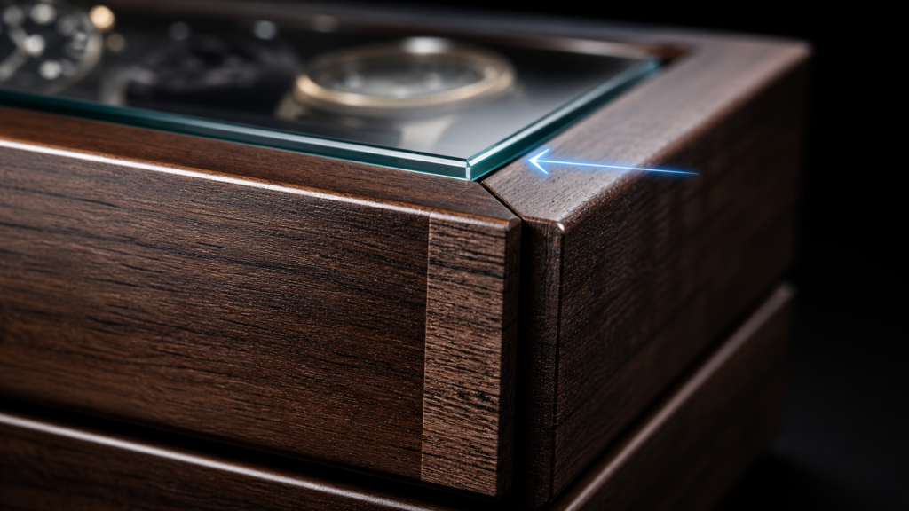 solid wood watch box